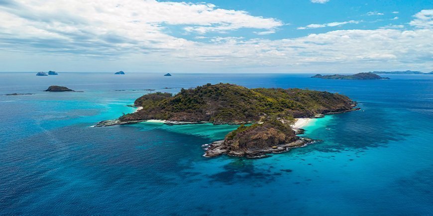 Nosy Tsarabanjina close to Nosy be in Madagascar