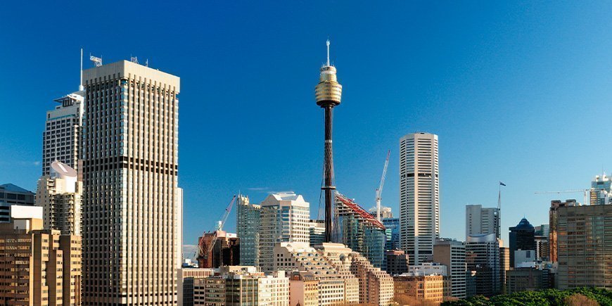 Sydney Tower Eye on a sunny day