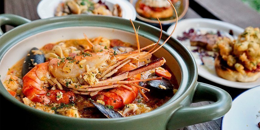 Gumbo with seafood