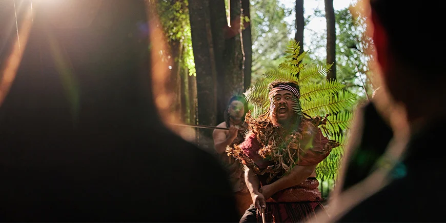 Maori performing the haka