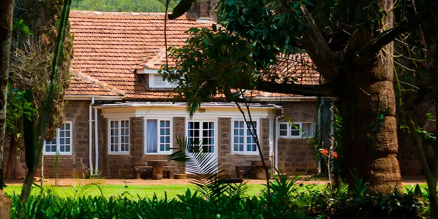 View of the Karen Blixen Museum in Nairobi