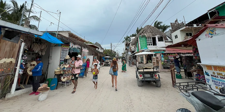 Street on Isla Holbox