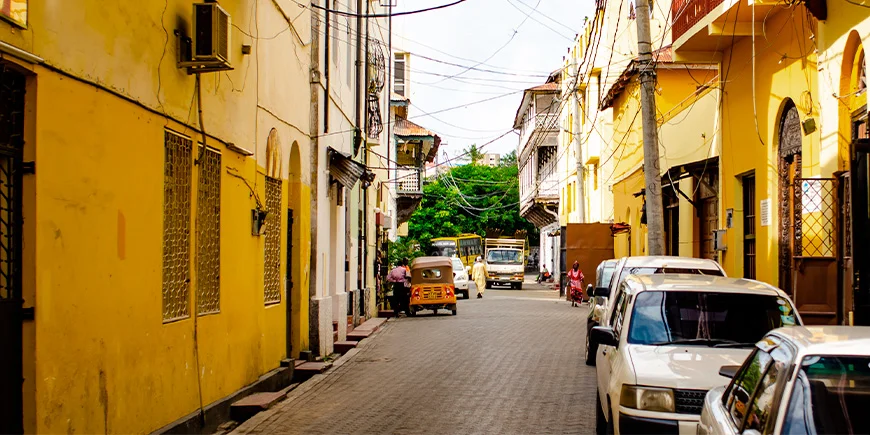 Old town in Mombasa