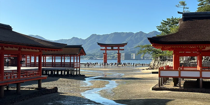 Low tide on Miyajima Island
