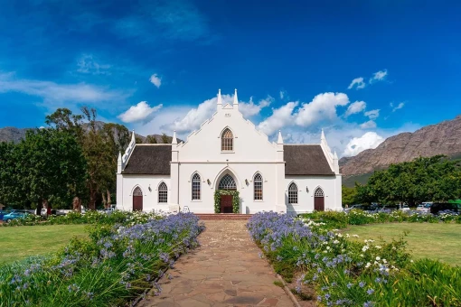 Elegant historic building in the winelands