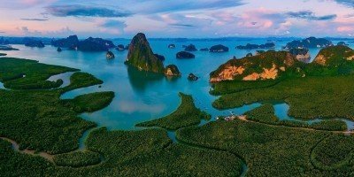 View of Phang Nga Bay in Thailand